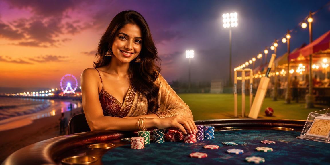 Teen Patti cards and chips on table in live game